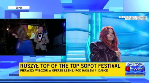 Pierwszy dzień Top of the Top Sopot Festival 2023. Relacja reportera TVN24 z Opery Leśnej