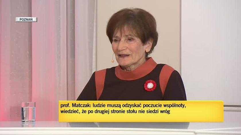 Prof. Wolff-Powęska podczas debaty na rzecz demokracji w ramach projektu "Wolność kocham i rozumiem"