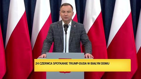Andrzej Duda o tematach, które poruszy podczas spotkania z Donaldem Trumpem 