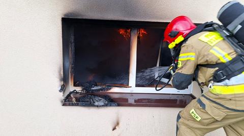 Jedna osoba zginęła w pożarze domu w Stalowej Woli 