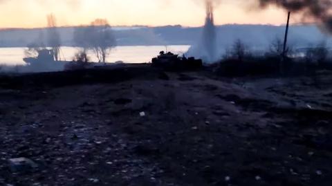 Ukraińcy zniszczyli kolumnę rosyjskiego sprzętu wojskowego w obwodzie charkowskim 