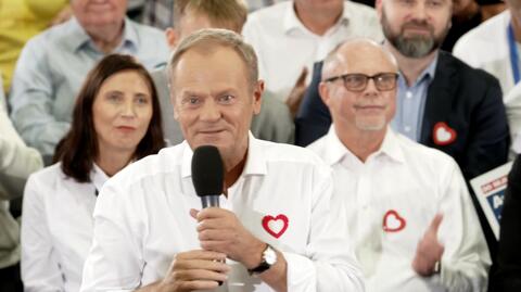 Tusk: ministrowie państw NATO spotkali w Brukseli, tylko Błaszczaka nie było, bo prowadził kampanię wyborczą 