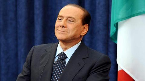 Silvio Berlusconi na nagraniach archiwalnych