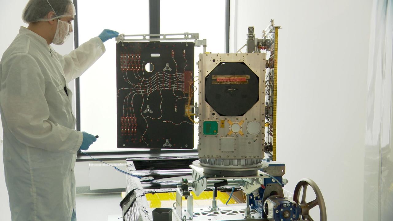 EagleEye satellite from Creotech Instruments.  The largest and most advanced Polish satellite