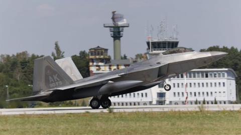 W 32. Bazie Lotnictwa Taktycznego w Łasku wylądowały myśliwce F-22 Raptor