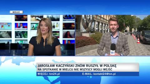 Kaczyński znów ruszył w Polsce, odwiedził Mielec. Prezes PiS zapowiedział zniesienie immunitetów formalnych