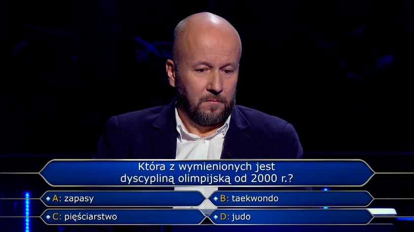 Która dyscyplina sportowa stała się olimpijską od 2000 roku? Pytanie z "Milionerów" za 125 tysięcy złotych