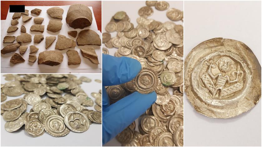 Średniowieczny skarb odkryty na ziemi wałbrzyskiej