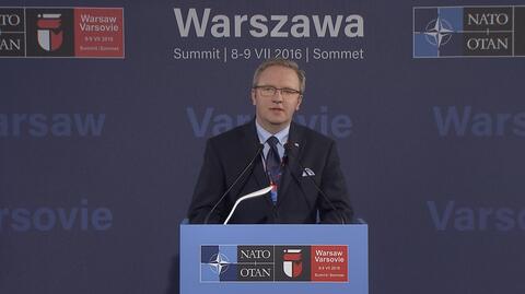 Szczerski: ten szczytu to sukces NATO i wielkie osiągnięcie Polski