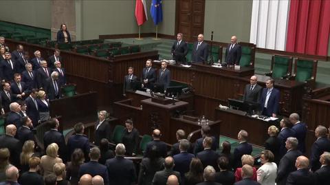 Inauguracja Sejmu X kadencji. Kaczyński i Błaszczak spóźnieni