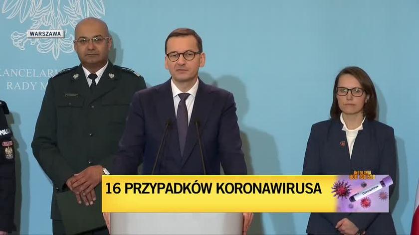 Premier: wdrażamy kontrole sanitarne na granicy z Niemcami i Czechami na głównych przejściach