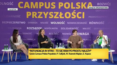 Campus Polska Przyszłości. Nowacka o projekcie ustawy w sprawie in vitro: dzieje się historia