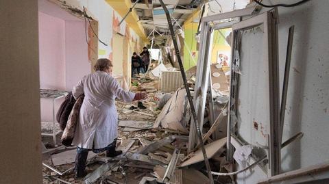 Rosjanie zbombardowali szpital dziecięcy w Mariupolu. Władze opublikowały nagranie [9.03.2022]