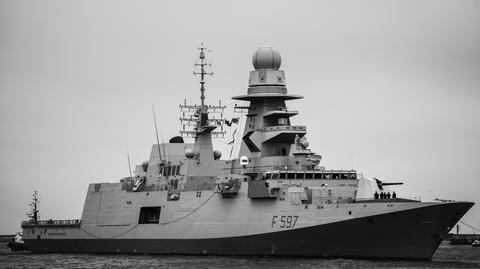 Włoska fregata ITS Marceglia wzmacnia obronę polskiego wybrzeża 