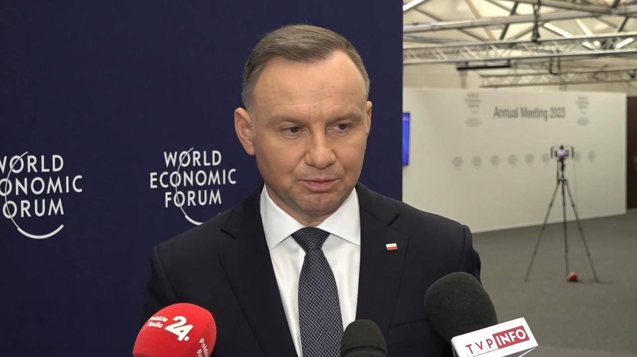 Prezydent Andrzej Duda W Davos: Potrzebne Są Dwa Elementy, żebyśmy ...