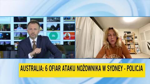 Polka o ataku w Sydney w rozmowie na antenie TVN24