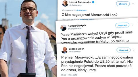 Morawiecki w Sandomierzu: negocjowałem przystąpienie Polski do Unii Europejskiej