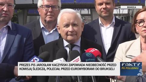 Mimo zapowiedzi Kaczyński nie pojawił się na proteście rolników w Brukseli. Prezes PiS wyjaśnia