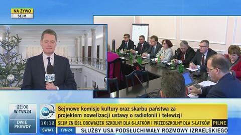 Sejmowe komisja za zmianami w ustawie medialnej