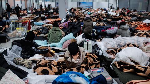 Przy Modlińskiej wciąż przebywają uchodźcy (zdjęcia z czerwca 2022 roku)