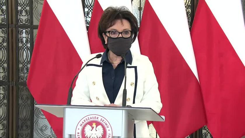 Marszałek Witek o cyberatakach na Sejm