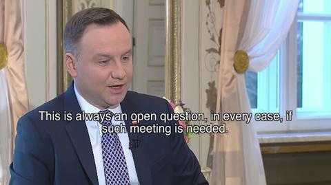 President Andrzej Duda in TVN24's "Kawa na Ławę" part 2