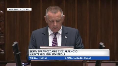 Marian Banaś przedstawił w Sejmie sprawozdanie z działalności NIK w 2020 roku (wideo z 17 września)
