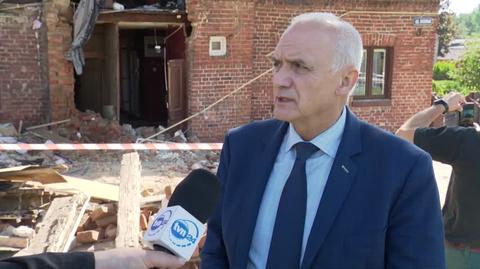 Burmistrz Chełmży Jerzy Czerwiński na temat pomocy poszkodowanym mieszkańcom