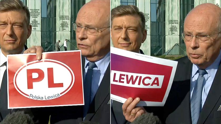 Borowski przekonywał, że obok kandydata Polskiej Lewicy znalazło się logo "Lewica"