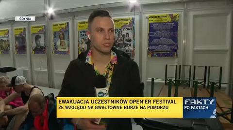 Ewakuacja uczestników Open’er Festival 