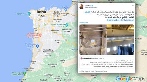 Do wypadku doszło w trakcie pochodzenia samolotu do lotniska w Bejrucie