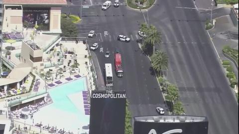 Do strzelaniny doszło w autobusie jadącym główną ulicą Las Vegas