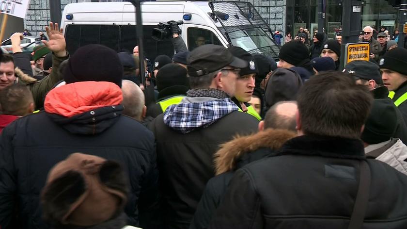 Mateusz Kijowski brał udział w manifestacji w Łodzi 