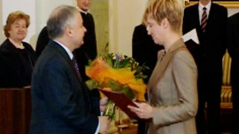 Lech Kaczyński wręczył Annie Fotydze nominację na szefową Kancelarii Prezydenta