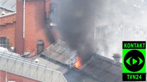 Pożar zajezdni we Wrocławiu