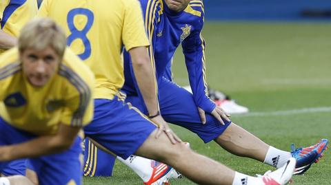 Trening reprezentacji Ukrainy