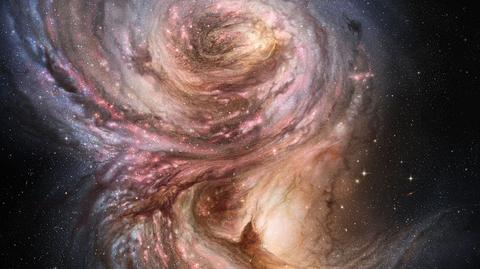 Wizja artystyczna galaktyki SMM J2135-0102
