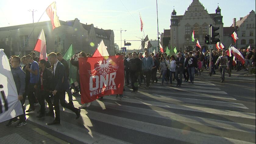 Marsz przeciwko imigrantom w Poznaniu