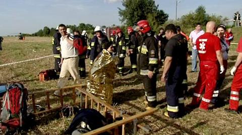 "Zwrotnice tutaj są, a on leciał ponad setkę" (TVN24)