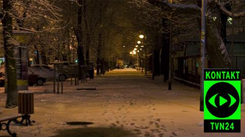 Śnieg na ulicach Warszawy (internauta "gozdek", fot. Piotr Krzaczkowski)