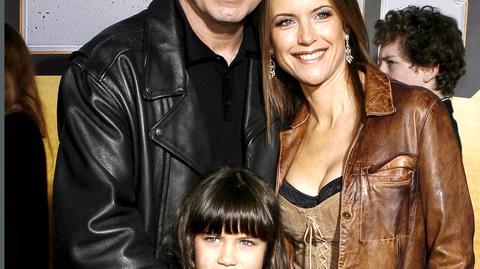 John Travolta z żoną i córką