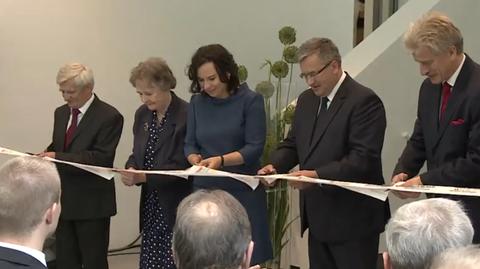 Prezydent Komorowski otworzył nowy gmach Biblioteki Raczyńskich