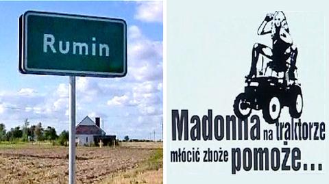 "Madonna na traktorze młócić zboże pomoże"