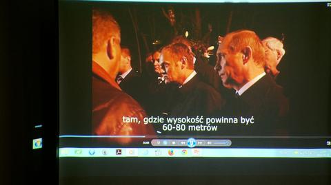 Macierewicz pokazał nagranie Tusk-Putin