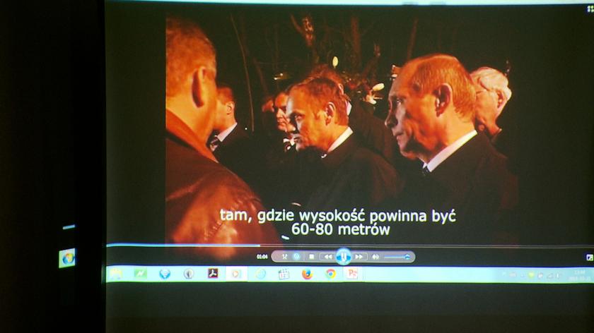 Macierewicz pokazał nagranie Tusk-Putin