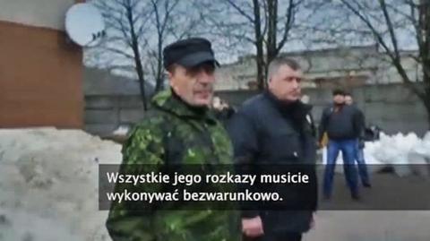 Ukraińscy milicjanci pod nowym dowództwem. Pierwszy apel