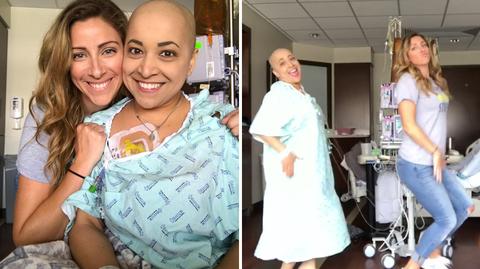 "Walcz, śmiej się, tańcz i wygraj walkę z rakiem" - kobietę dopingują internauci