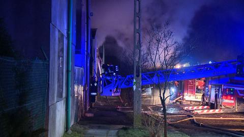 Pożar w Łodzi 