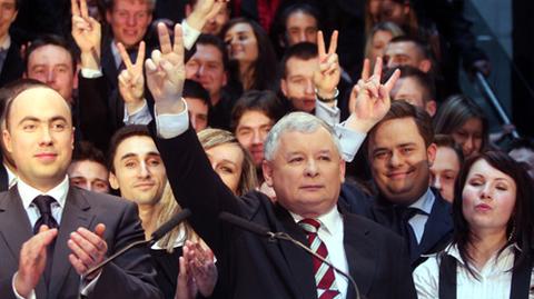 Jarosław Kaczyński na konwencji PiS poświęconej podsumowaniu rządów PO-PSL