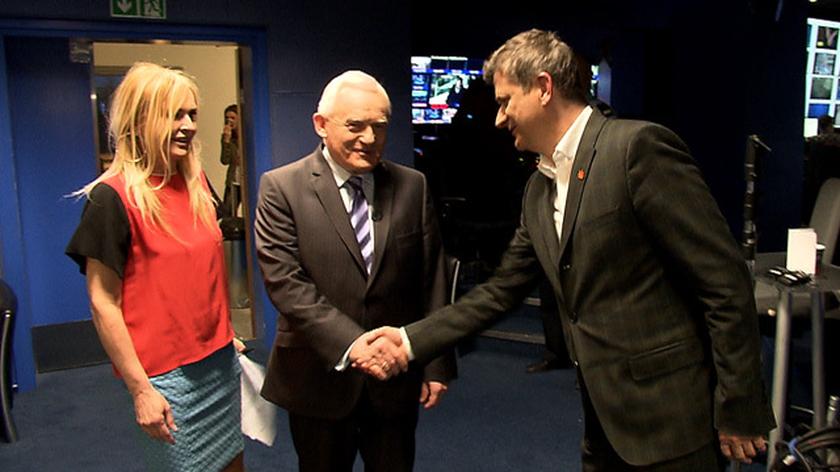 Politycy spotkali się w studiu TVN24